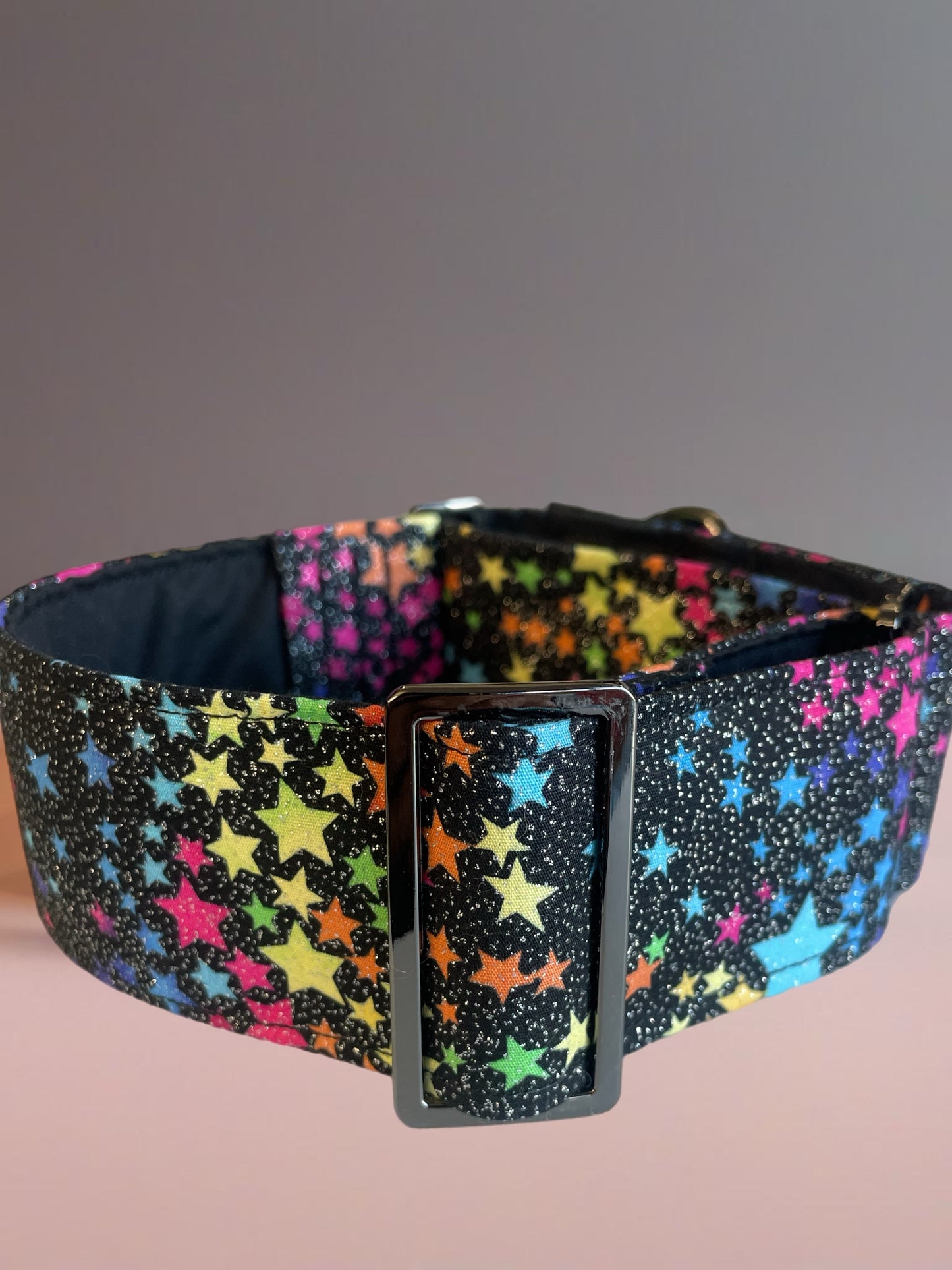 Twinkle twinkle little stars Cotton covered greyhound Martingale collar matching go bag