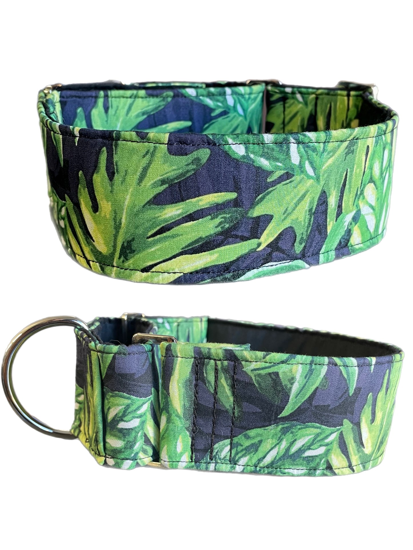 Martingale collar greyhound wide 50mm Tropicana design cotton fabric super soft