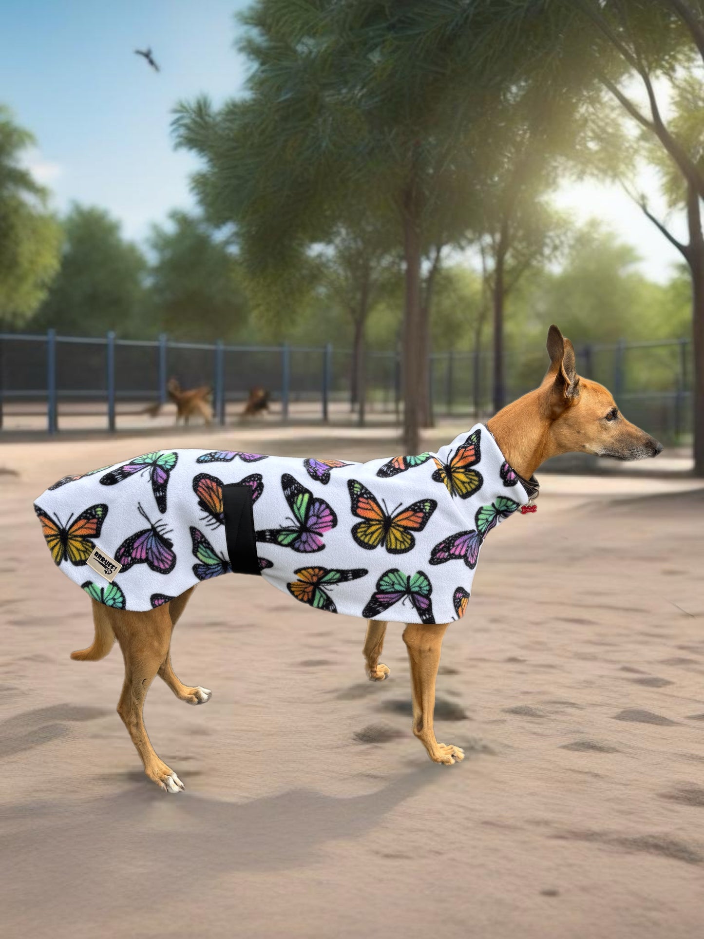 Beautiful butterflies fleece sports