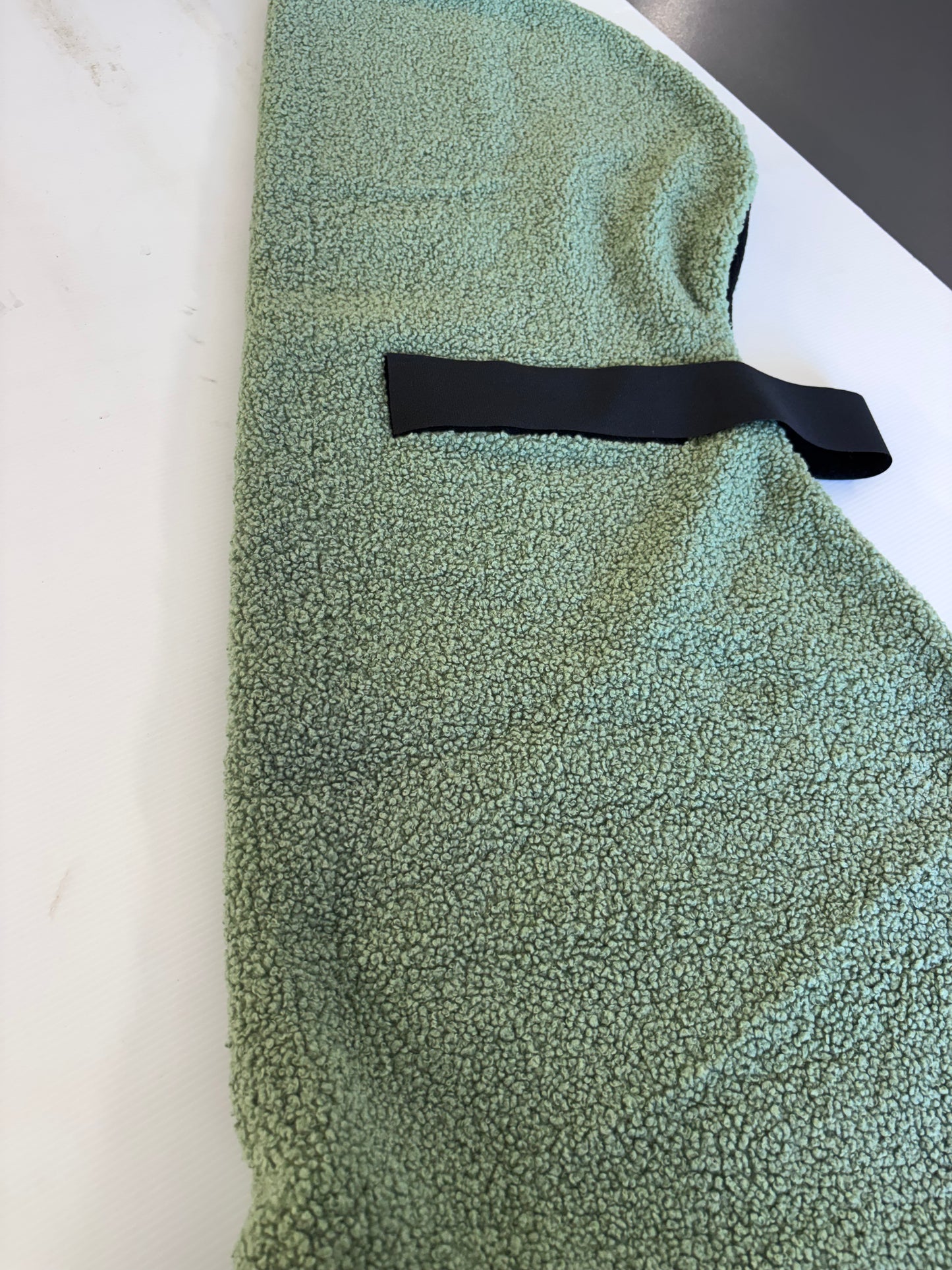 No Waiting, Just Warmth. DELUXE style. Thick teddy fleece. Unisex Greyhound coats ready to go