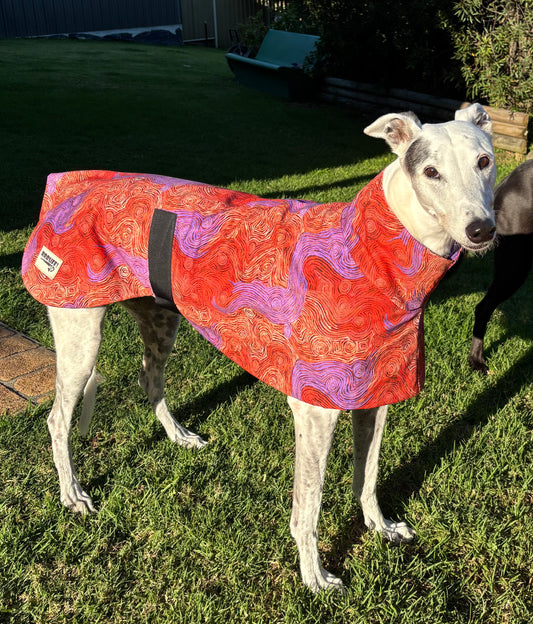 Beautiful indigenous design cotton & fleece sports