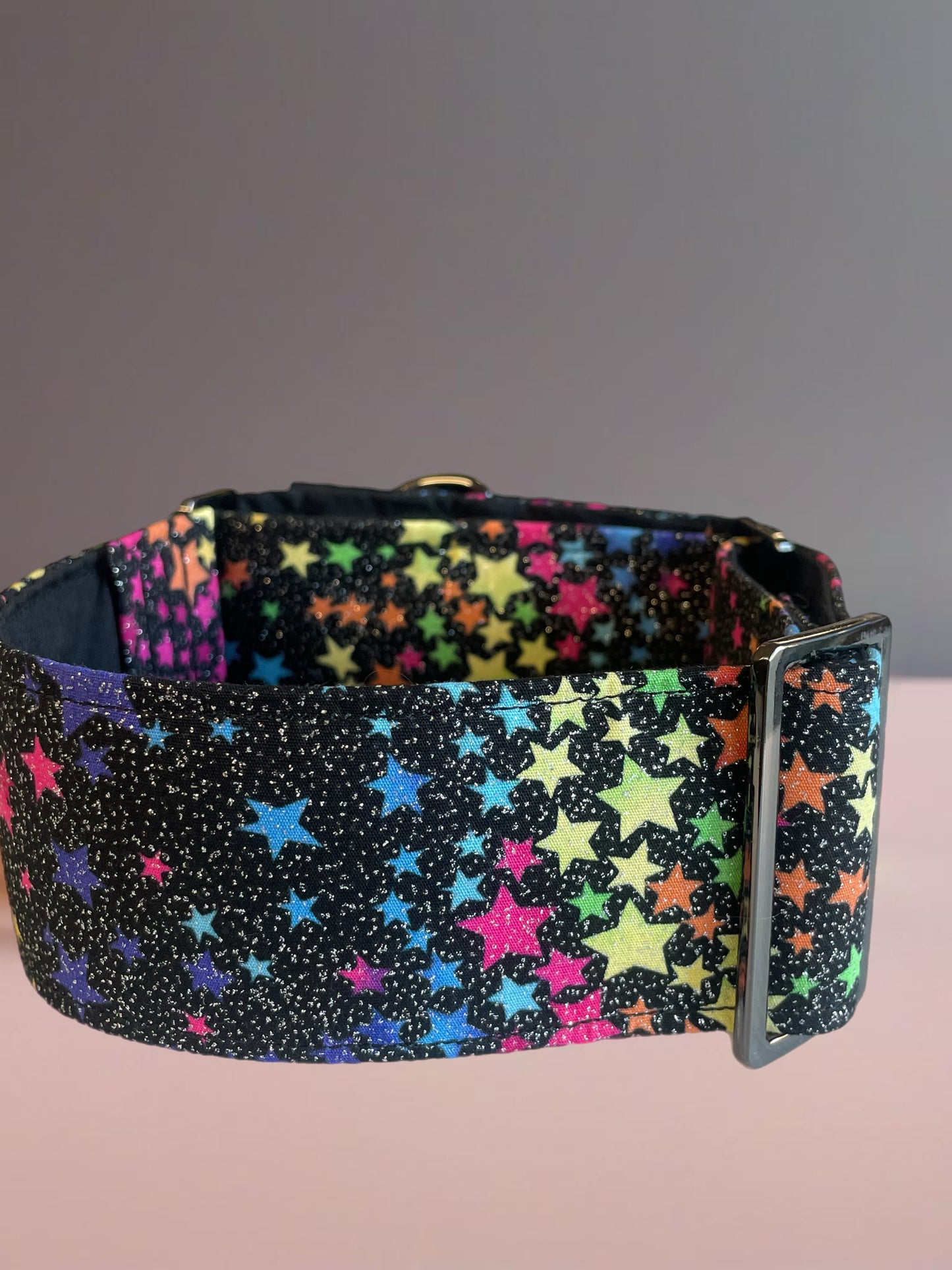 Twinkle twinkle little stars Cotton covered greyhound Martingale collar matching go bag