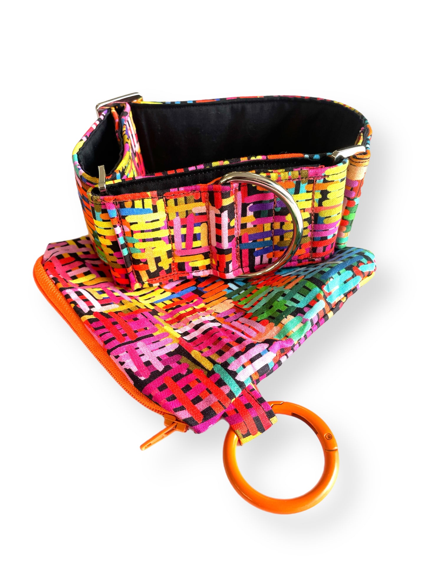 Colormazing wide martingale collar greyhound in cotton super soft