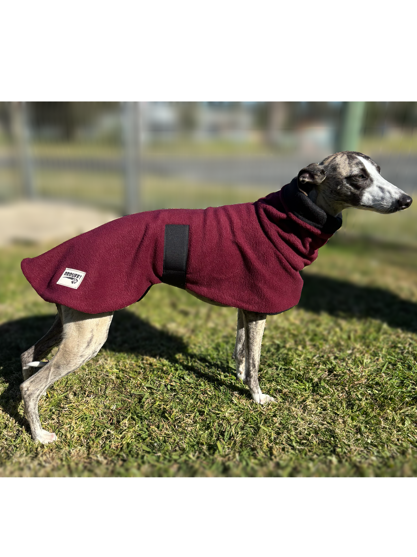 Deluxe whippet coats snuggly extra thick double fleece 7 color choices