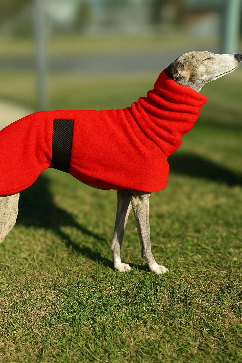 Deluxe whippet coats snuggly extra thick double fleece 7 color choices