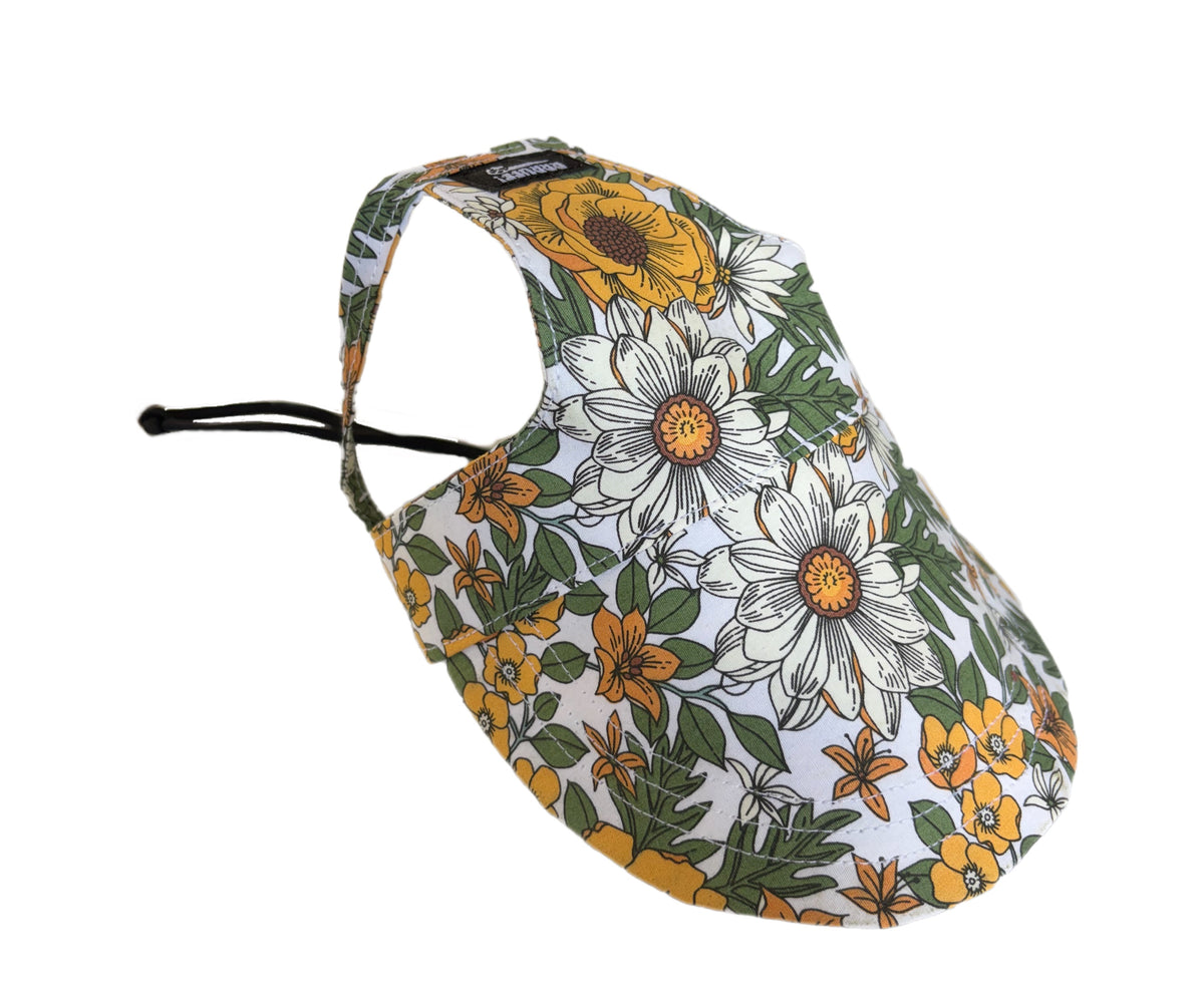 Golden Bloom design Martingale collar greyhound and whippet collar cotton super soft fabric