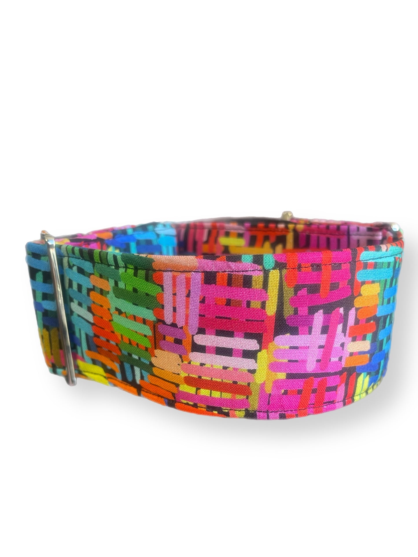 Colormazing wide martingale collar greyhound in cotton super soft