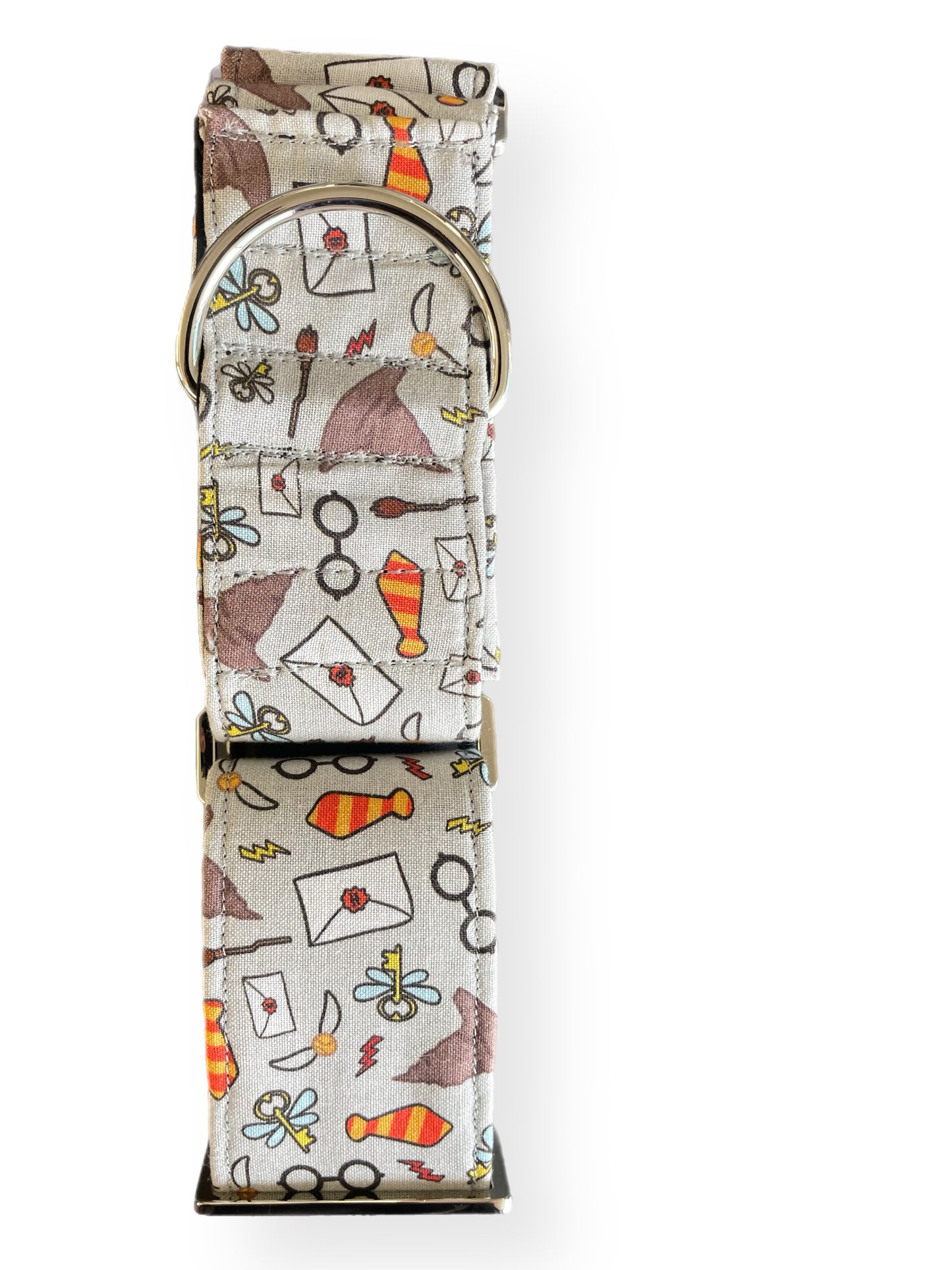The Harry Potter inspired wide martingale collar greyhound in cotton super soft