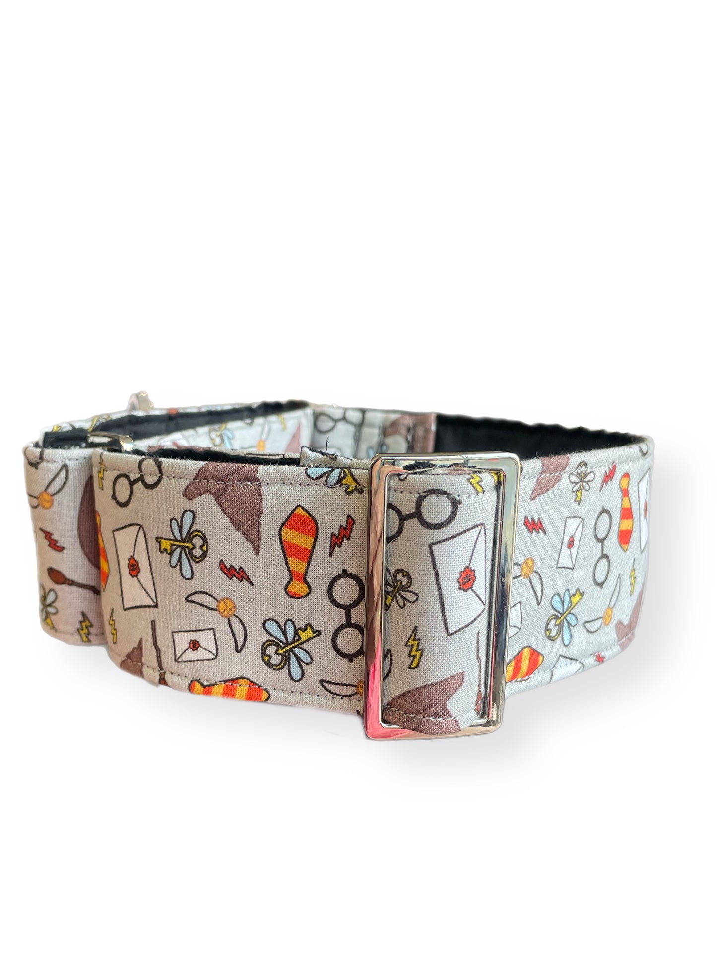 The Harry Potter inspired wide martingale collar greyhound in cotton super soft