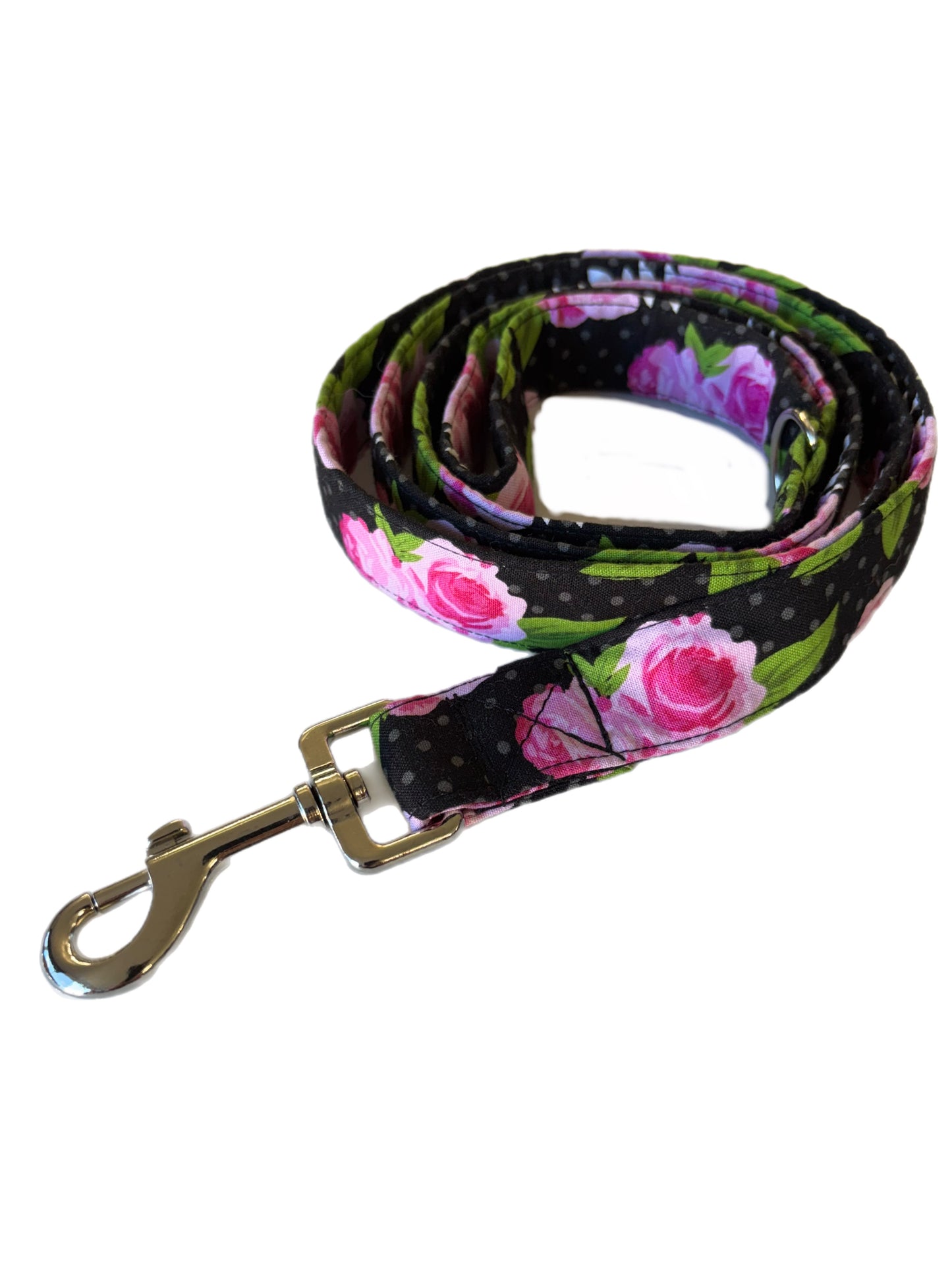 Vivid pink flowers Martingale collar greyhound super soft cotton fabric