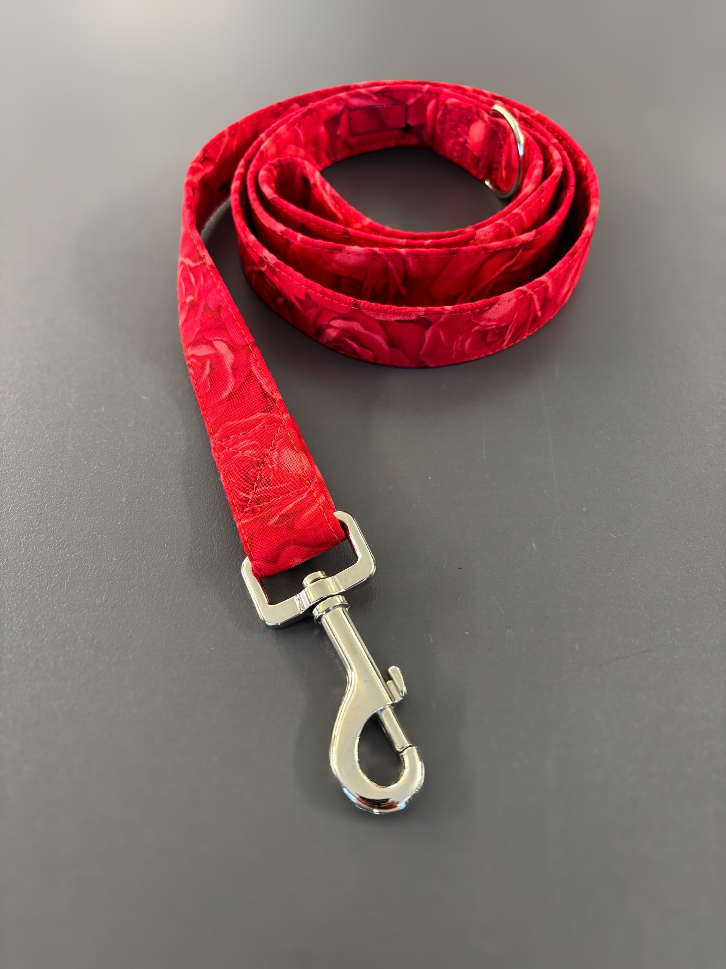 Red roses Martingale collar greyhound collar cotton super soft fabric