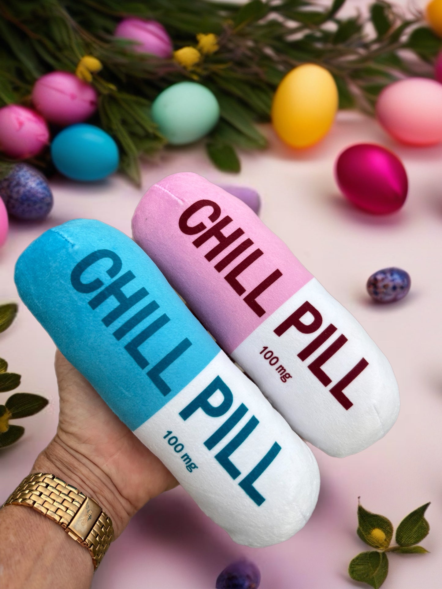 Chill Pill squeeker soft toy