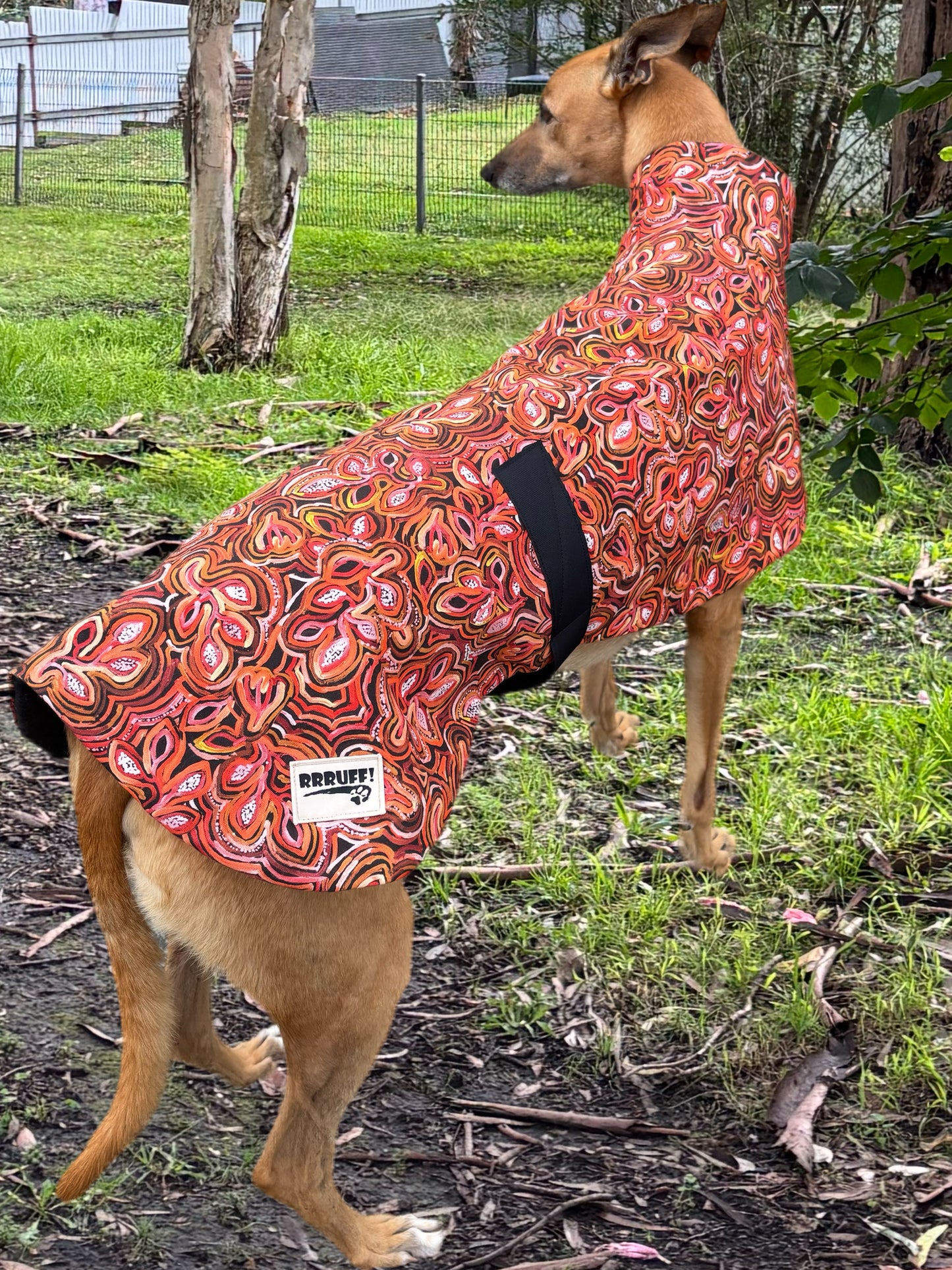 Beautiful indigenous design cotton & fleece sports