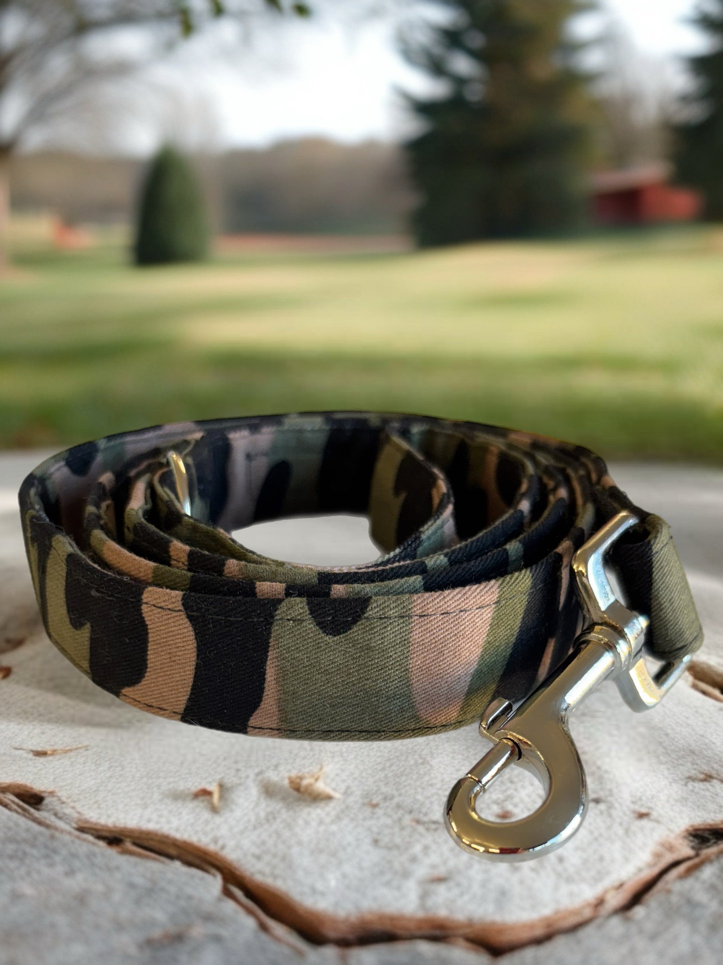 Martingale greyhound collar army greens Cammo design cotton fabric