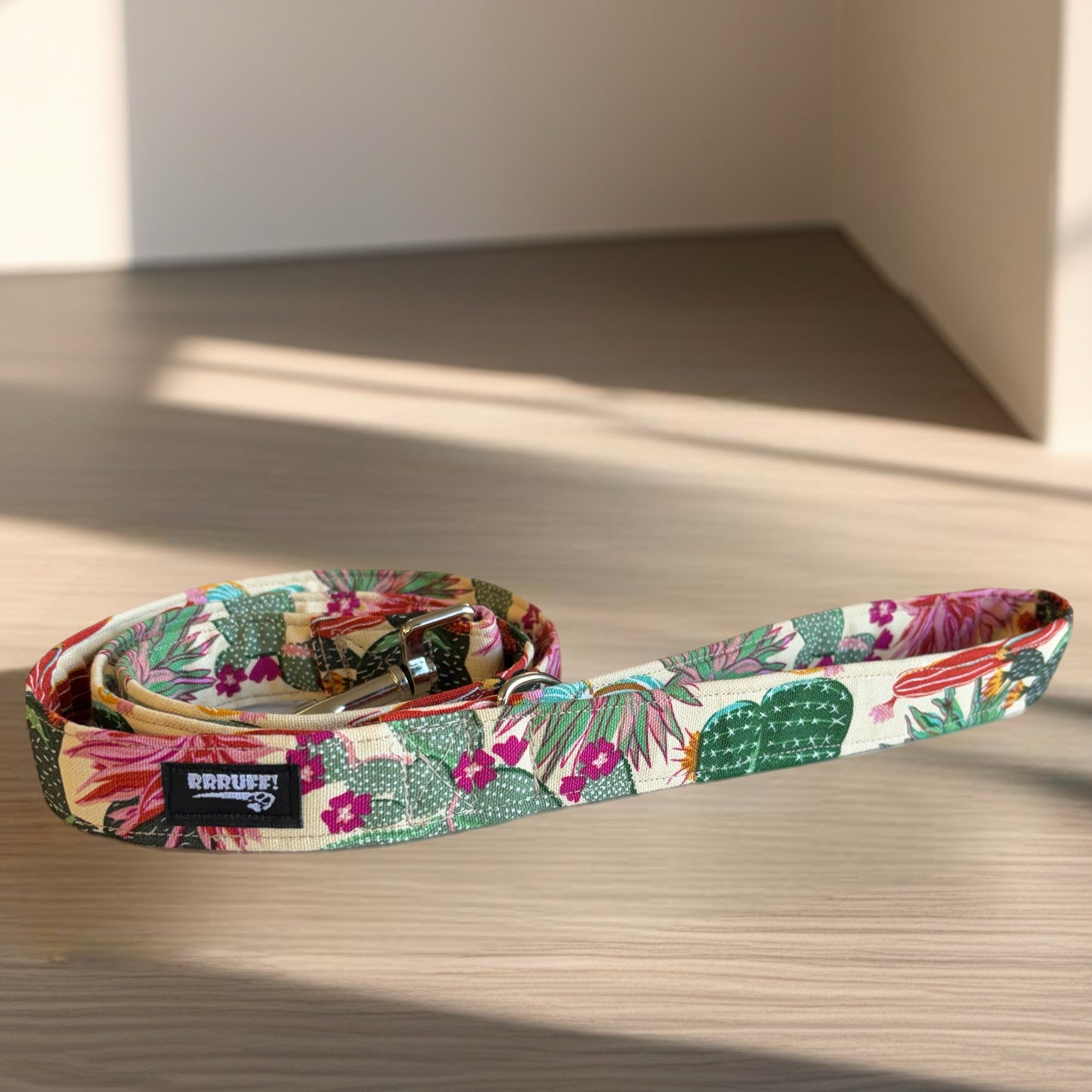 Cool cactus Greyhound Martingale collar cotton covered 50mm width super soft
