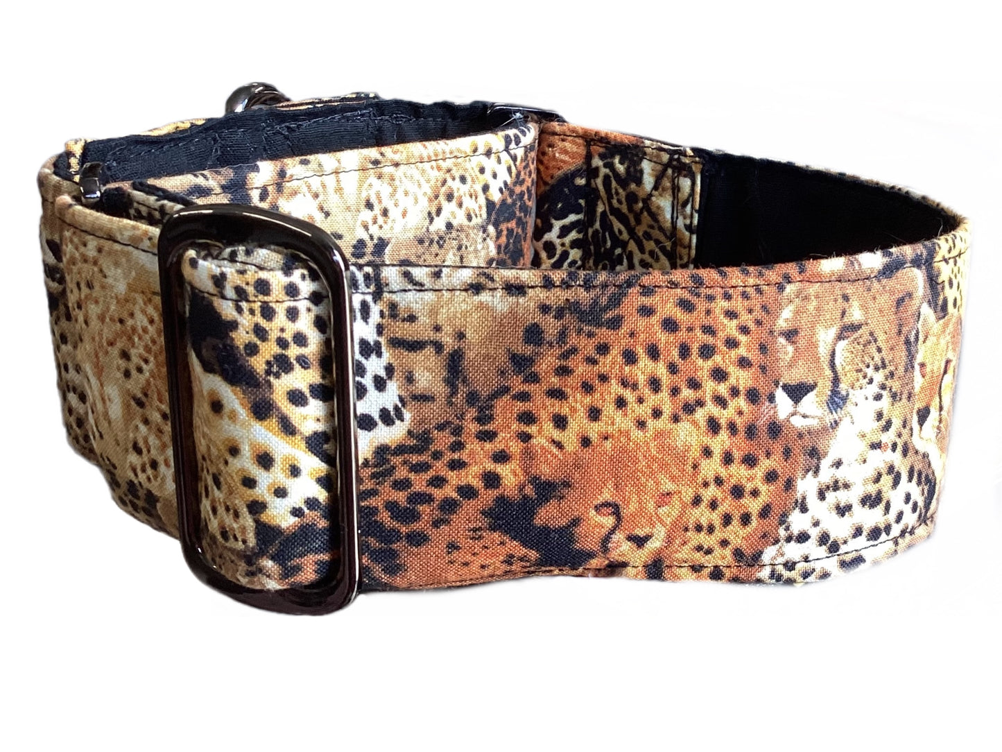 Africana Greyhound Martingale collar cotton covered 50mm width