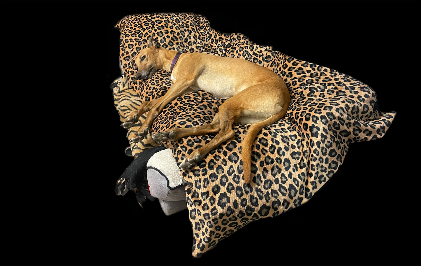 Jumbo super soft fleece cover DIY dog bed luxury washable