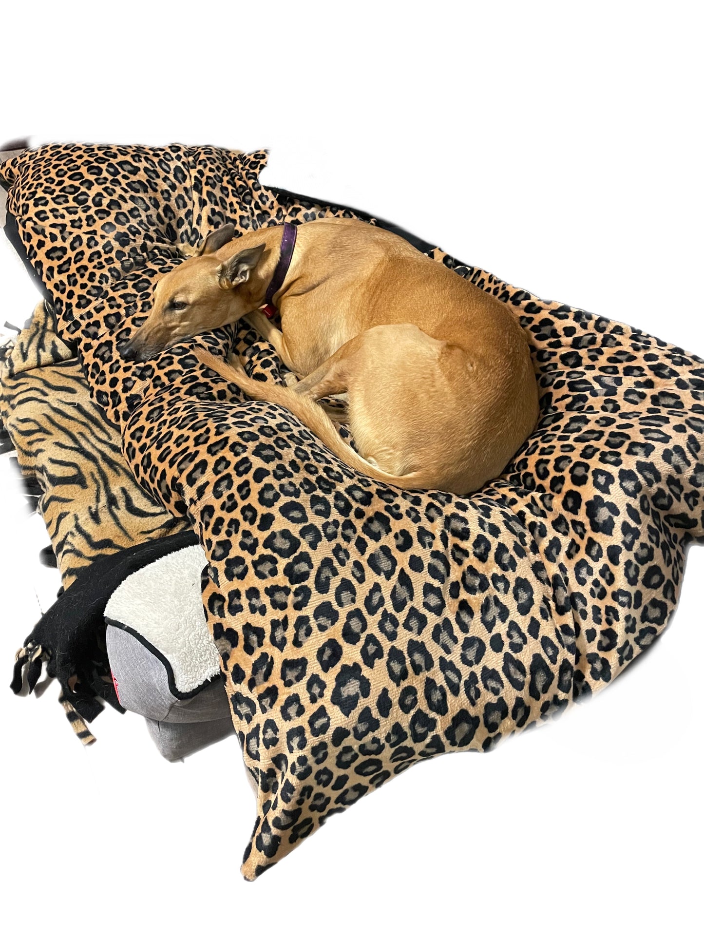 Jumbo super soft fleece cover DIY dog bed luxury washable
