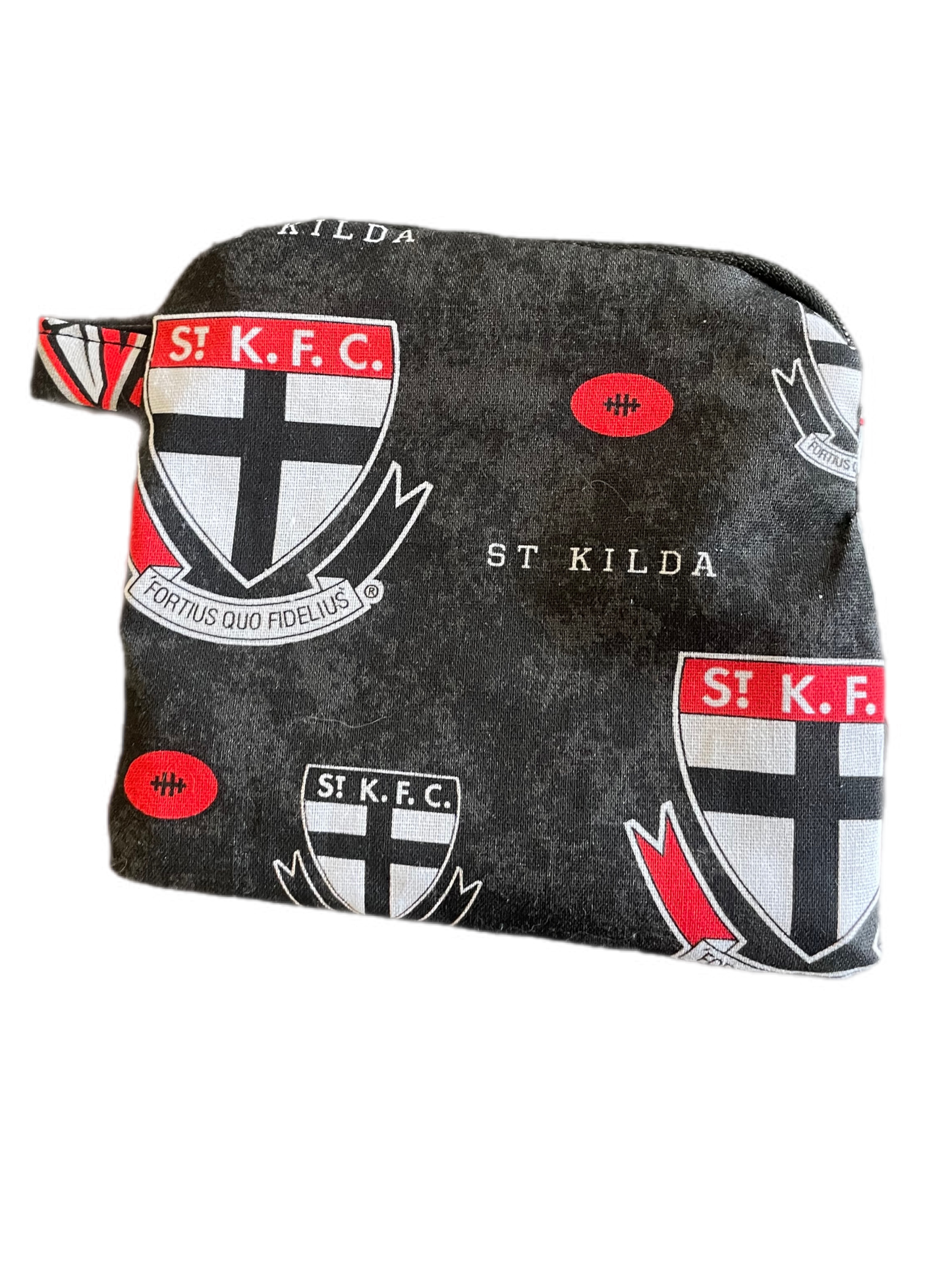 AFL inspired Go bags, poo bag holder, coin bag no