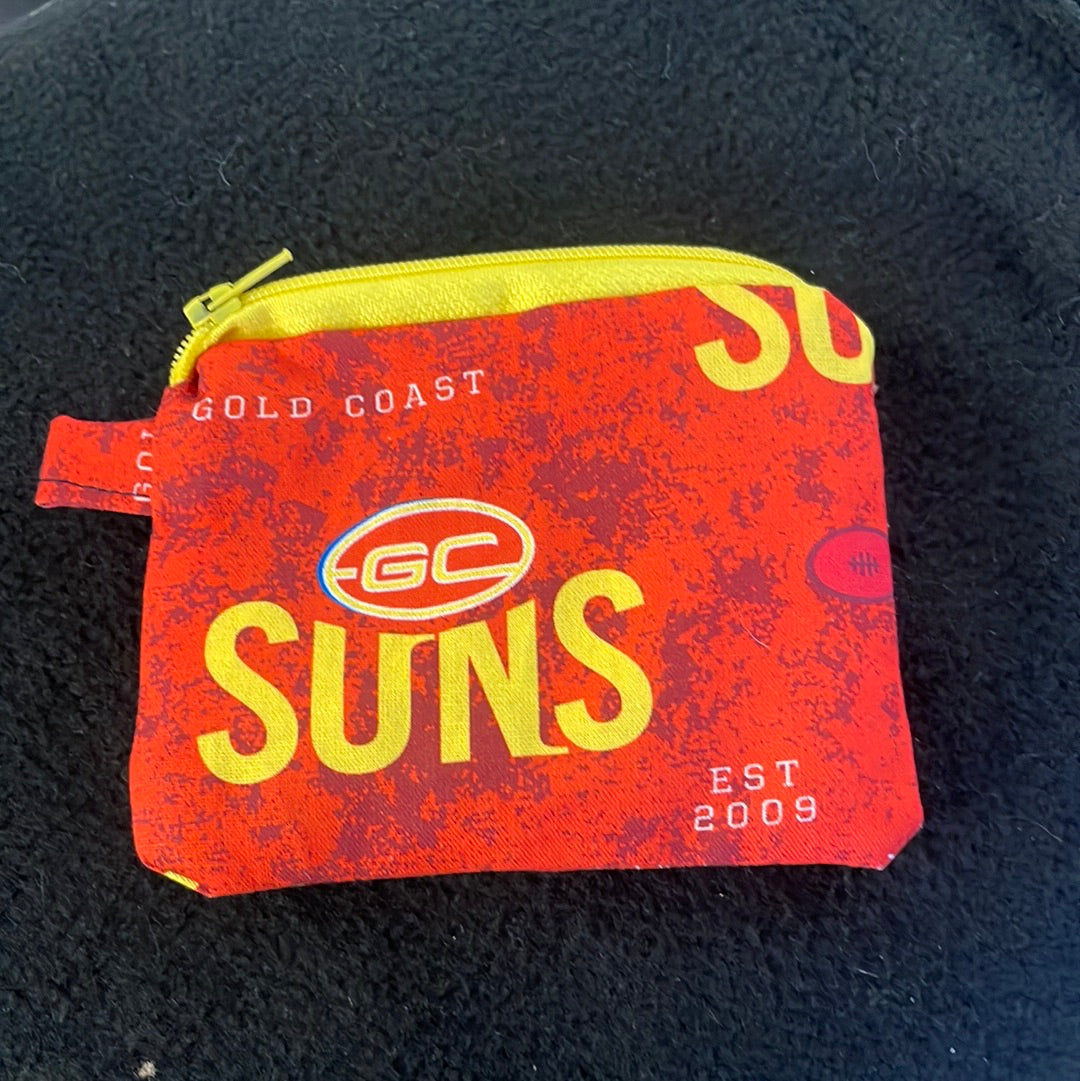 AFL inspired Go bags, poo bag holder, coin bag no