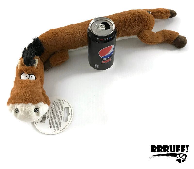 Lazy horse, soft squeaker toy, snuggle toy, cuddle toy