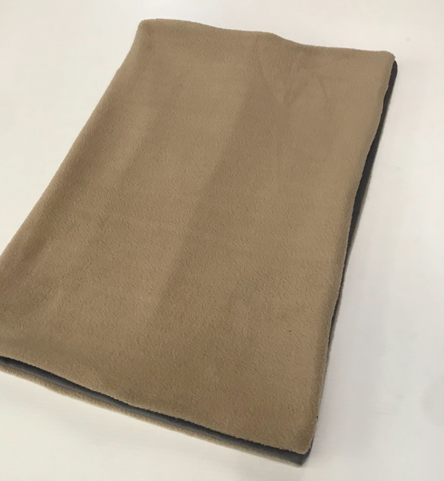 Beige fleece DIY cover only dog bed, washable fabric, recycled dog bed, kennel bed puppy mastiff Dane big large