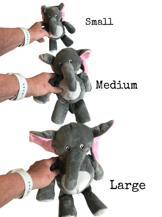 Long eared elephant plush toy