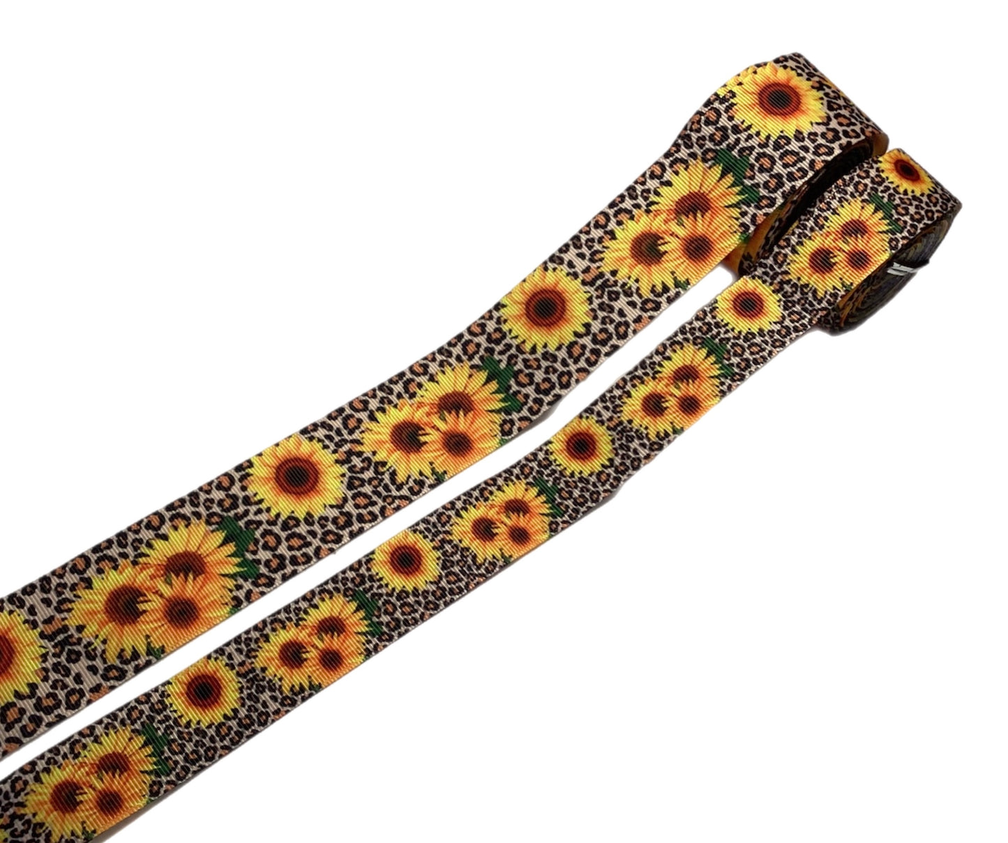 Staggered Martingale collar greyhound leopard print