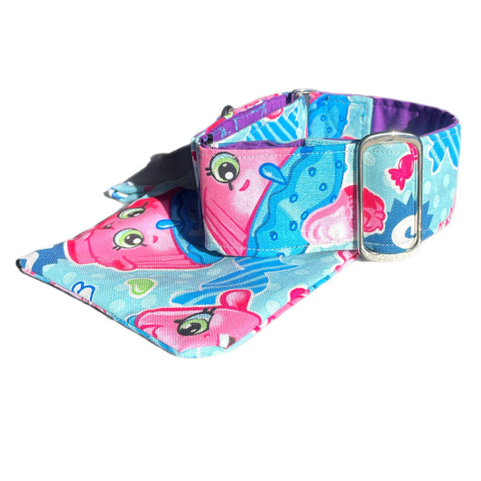 Soda pop Martingale collar greyhound 5cms sturdy cotton fabric