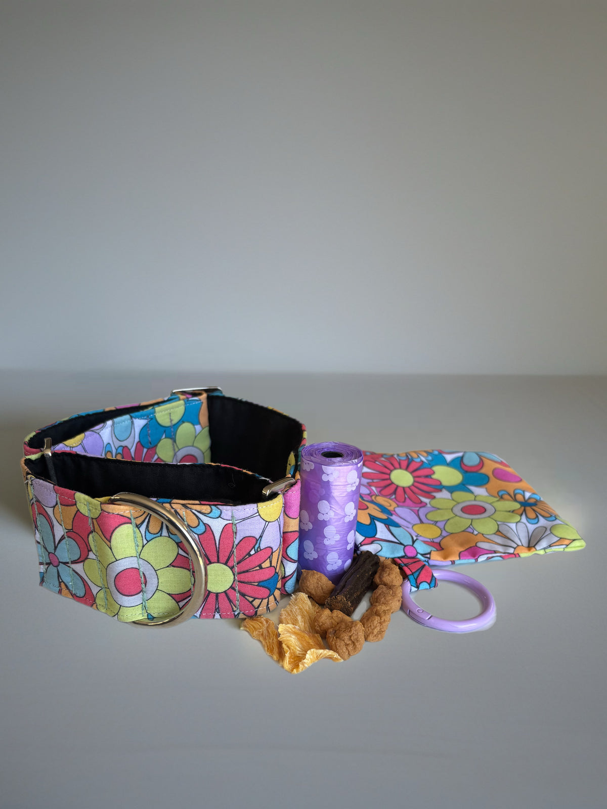 Greyhound Martingale collar cotton covered super soft