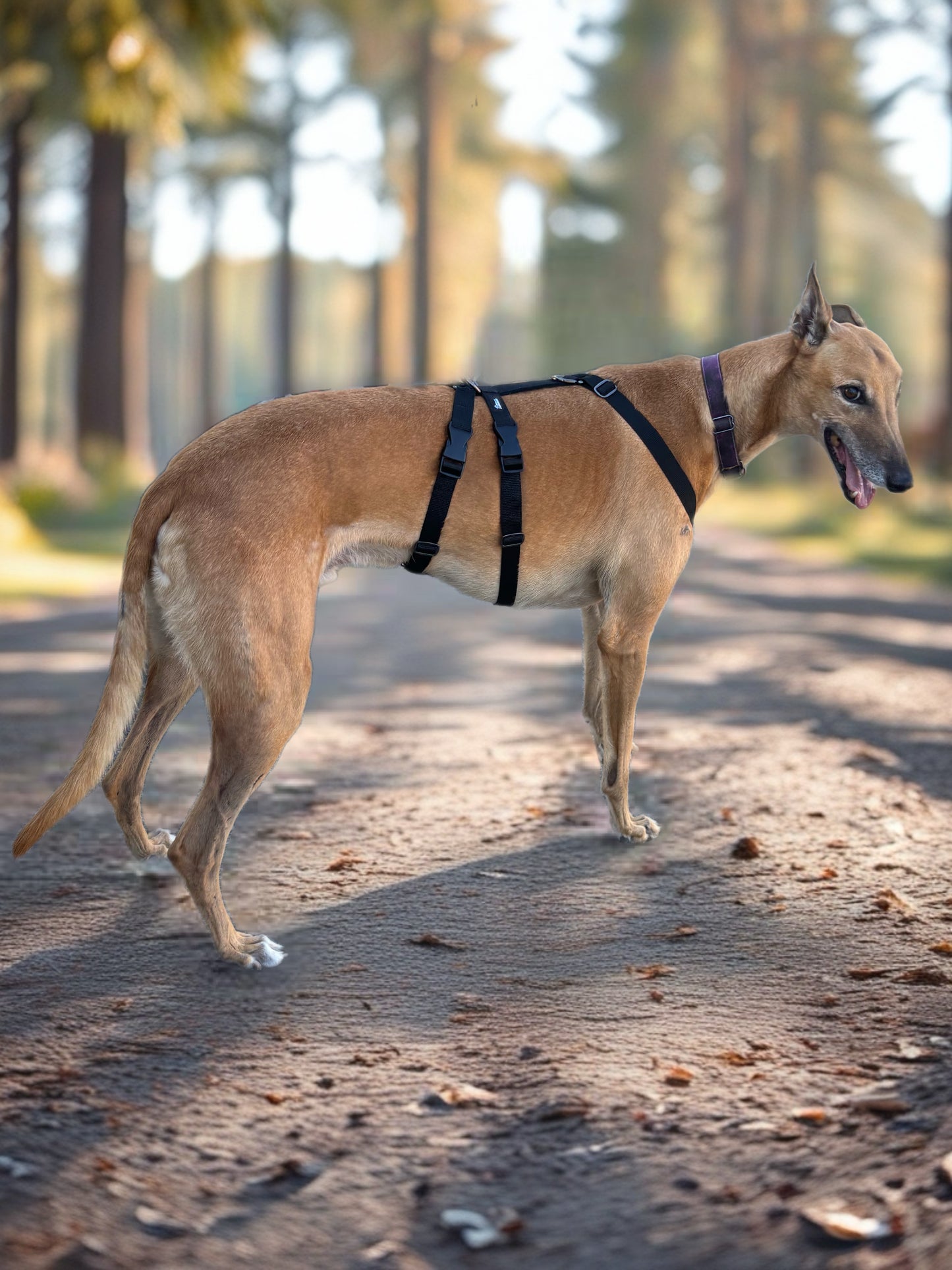 Double Dee harness for the long dogs, no escape design