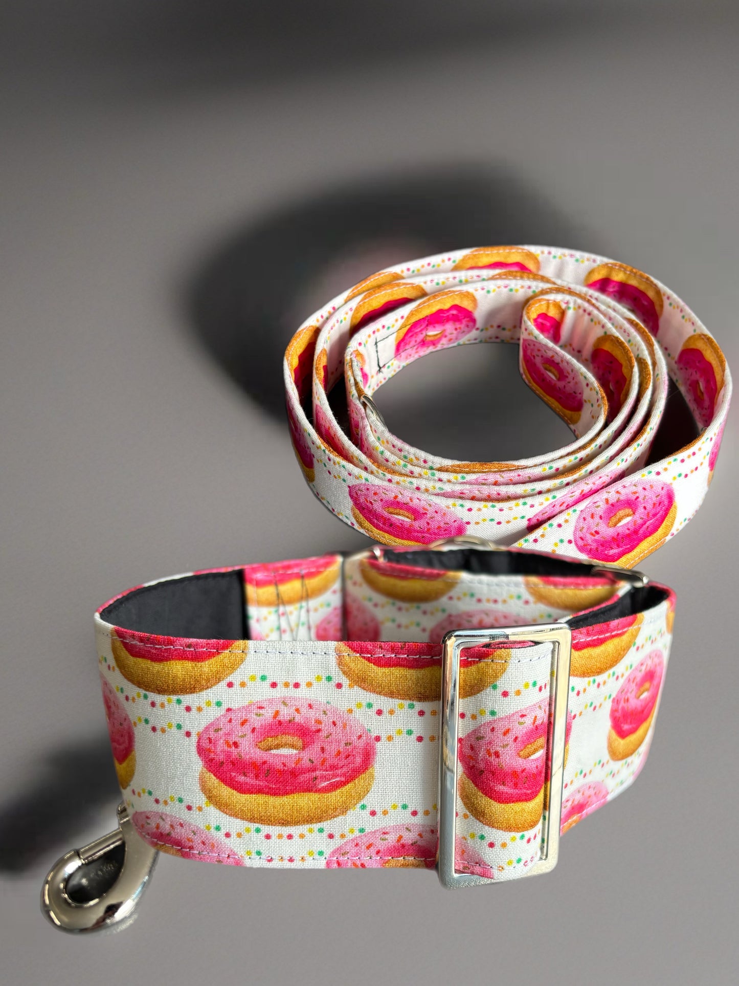 Delicious Donuts Martingale collar greyhound wide super soft cotton fabric