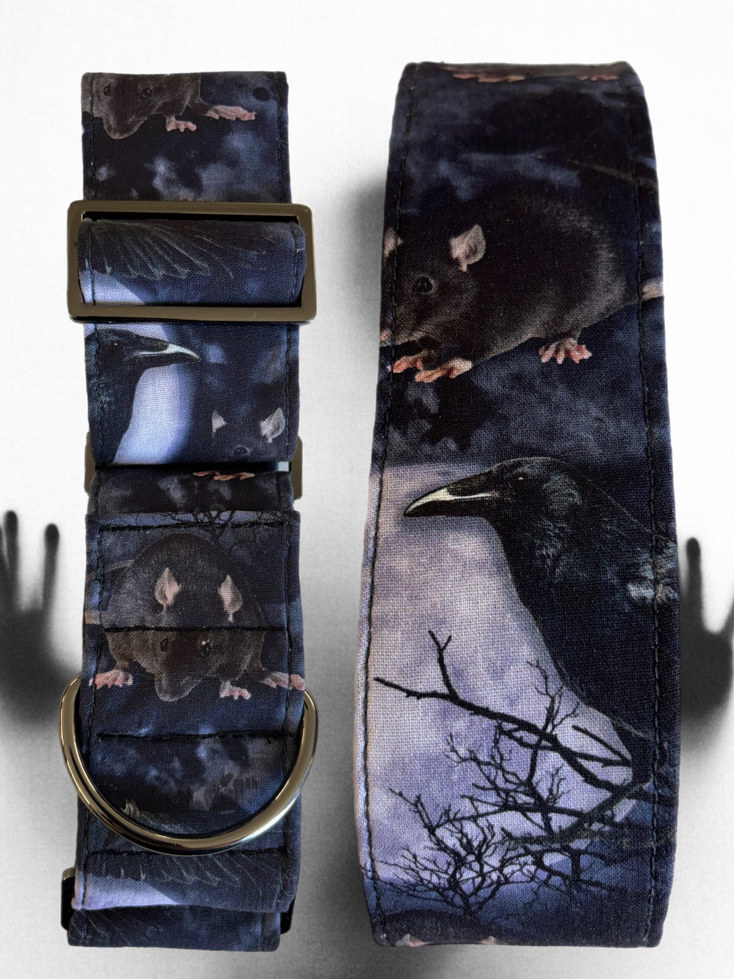 Ravens & Rats midnight magic Halloween greyhound cotton sports