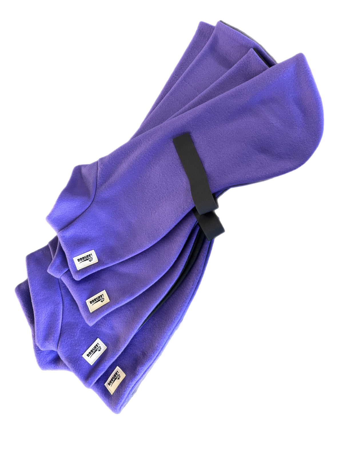 The in-betweener sports coat for greyhounds in medium weight polar fleece washable