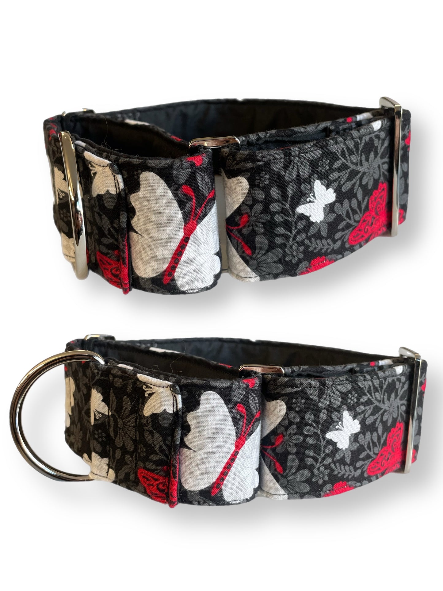 Bold Butterflies greyhound 50mm martingale cotton super soft