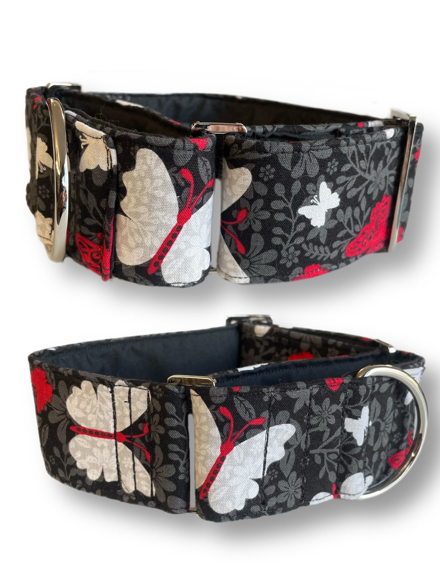 Bold Butterflies greyhound 50mm martingale cotton super soft