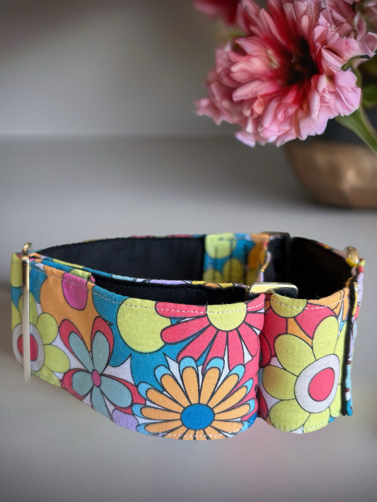 Greyhound Martingale collar cotton covered super soft