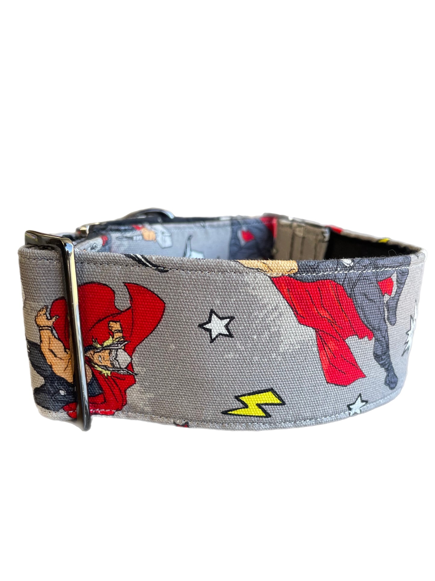 Thor design Cotton covered greyhound Martingale collar 50mm width sturdy