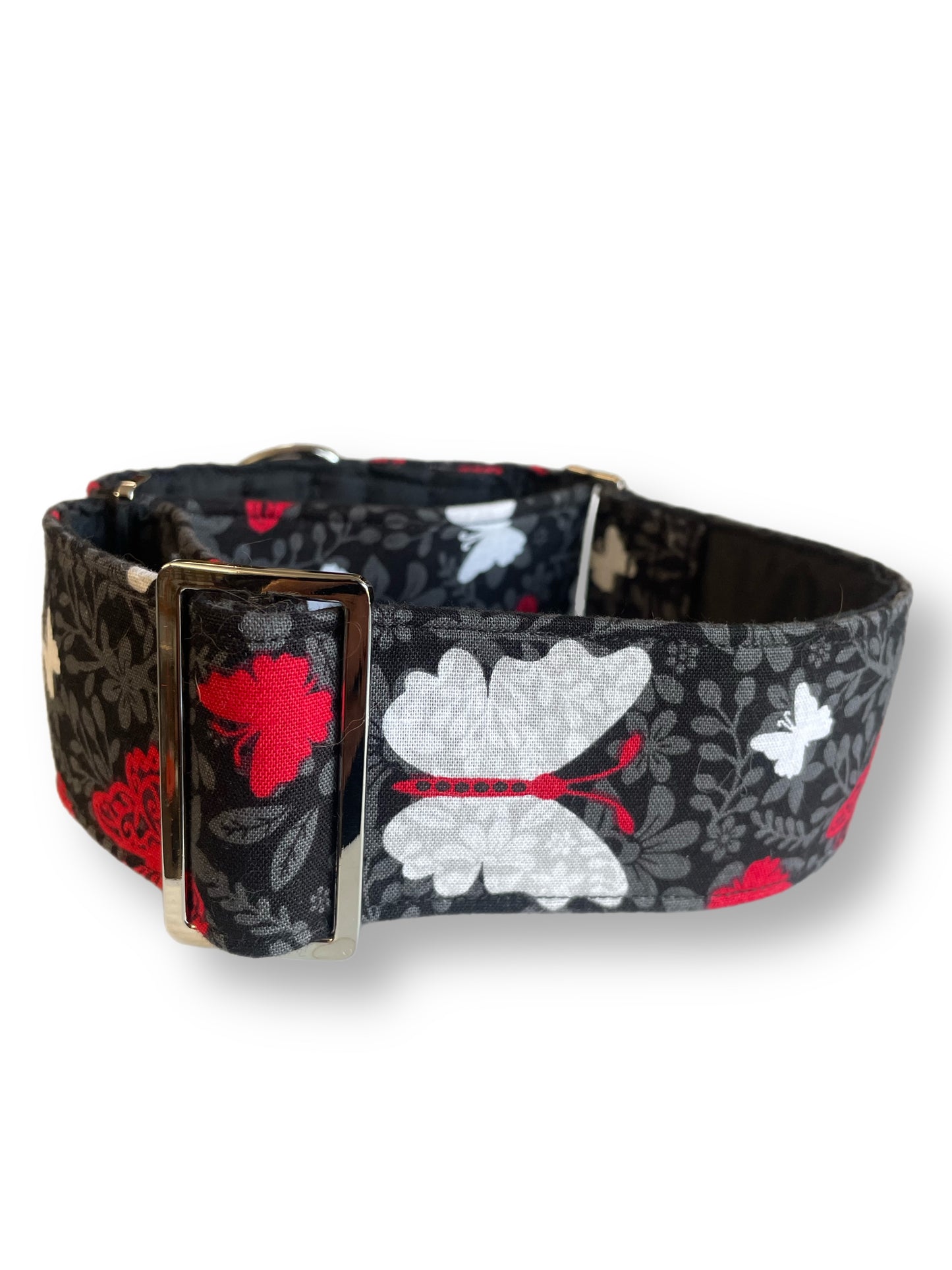 Bold Butterflies greyhound 50mm martingale cotton super soft