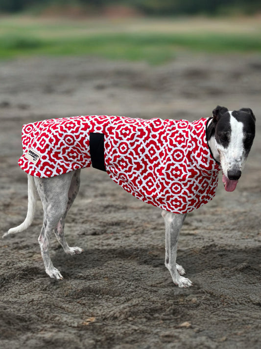 Ruby razzle greyhound sports coat mid weight cotton & fleece Autumn wear