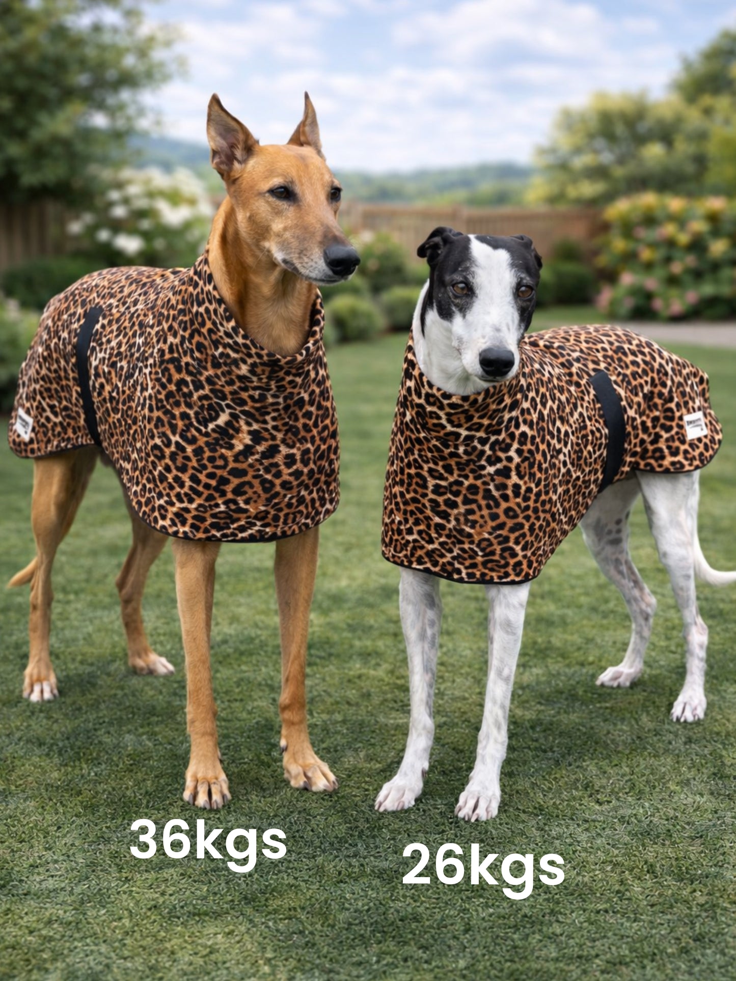 Wild luxe leopard print sports coat light weight cotton & fleece Autumn wear