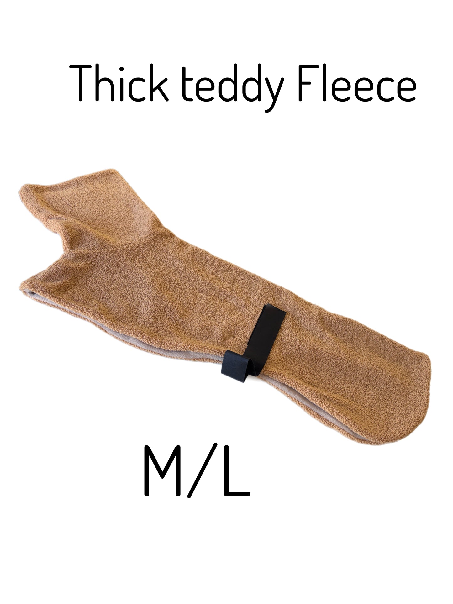 No Waiting, Just Warmth. DELUXE style. Thick teddy fleece. Unisex Greyhound coats ready to go
