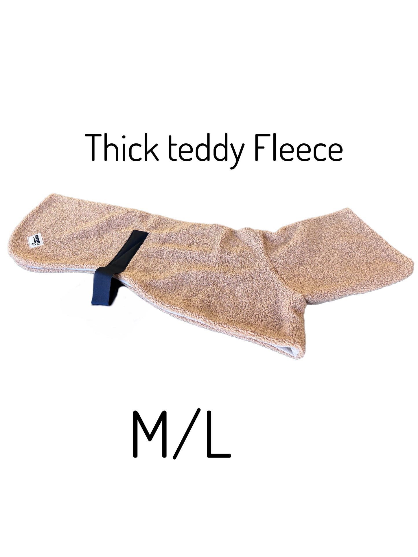 No Waiting, Just Warmth. DELUXE style. Thick teddy fleece. Unisex Greyhound coats ready to go