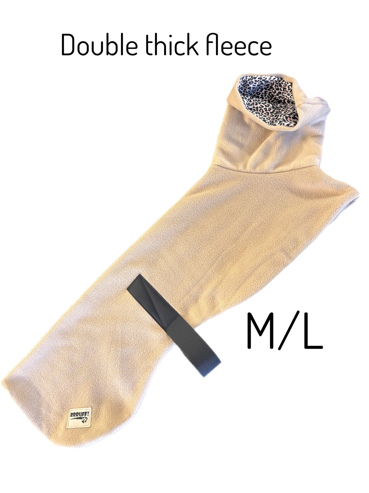 No Waiting, Just Warmth. DELUXE style. M/L size Unisex Greyhound coats ready to go