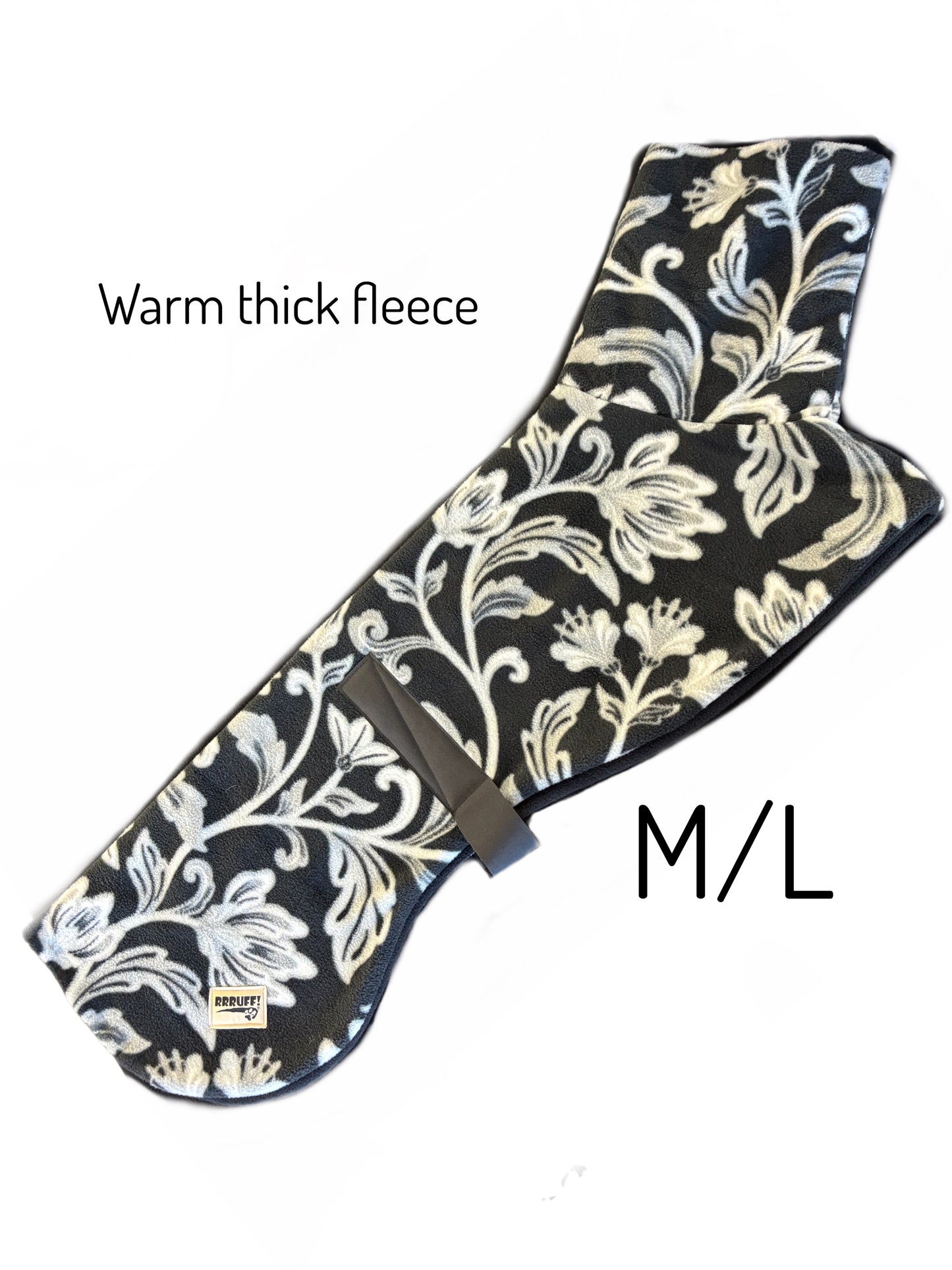 No Waiting, Just Warmth. DELUXE style. M/L size Unisex Greyhound coats ready to go