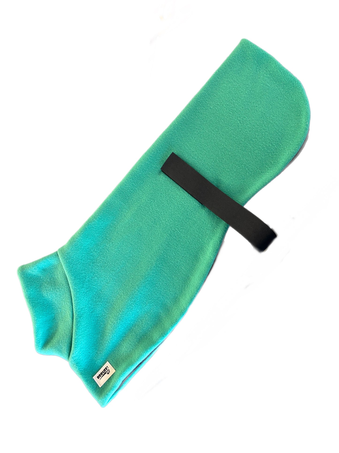 The in-betweener sports coat for greyhounds in medium weight polar fleece washable