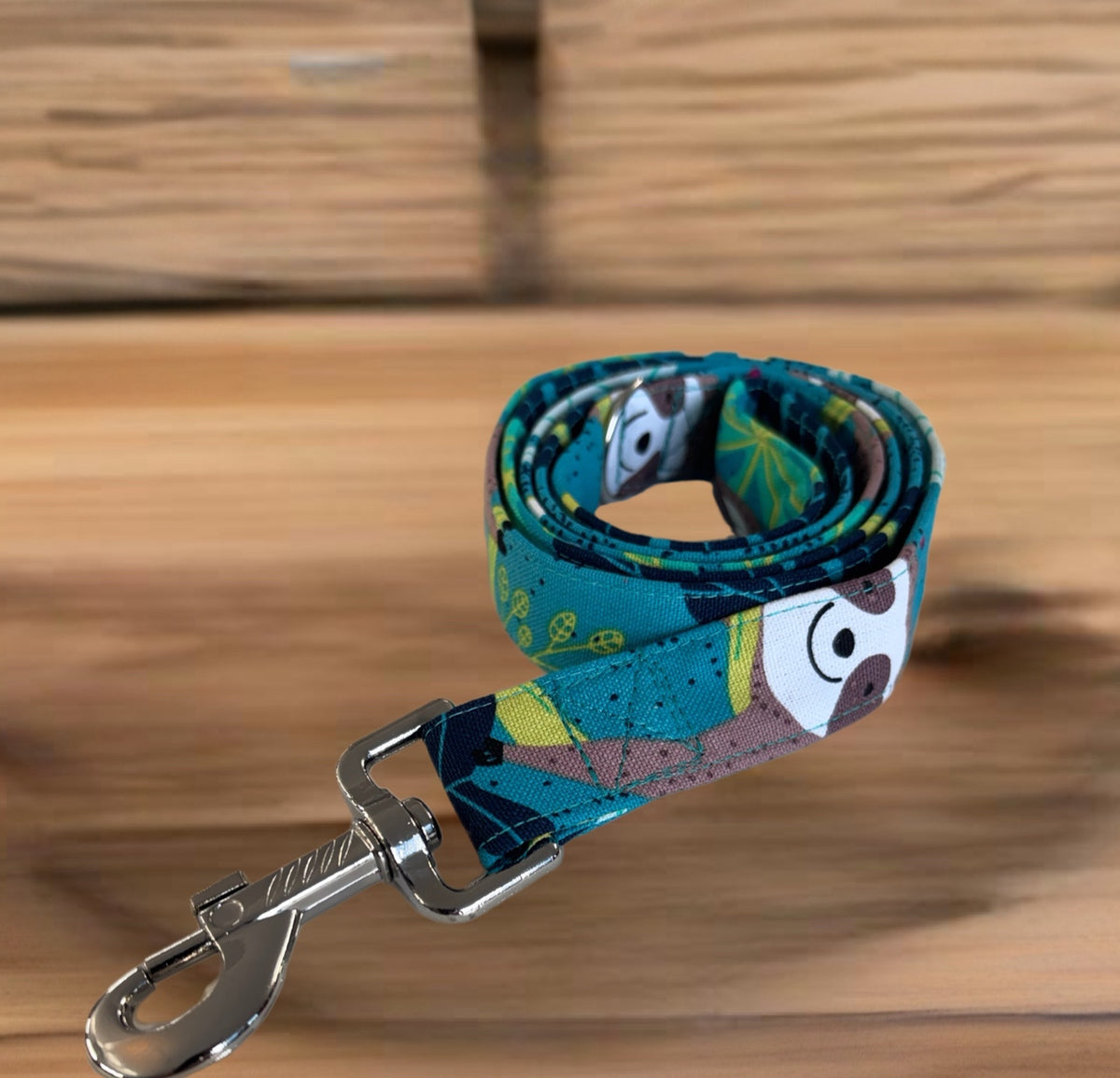 Smiling Sloth cotton greyhound Martingale collar
