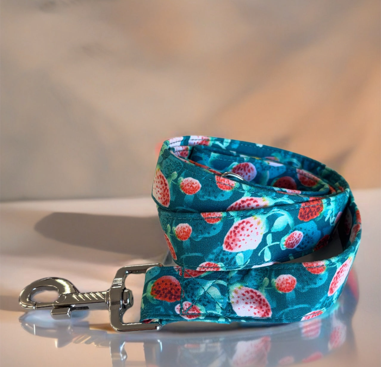 Strawberry fields cotton greyhound Martingale collar