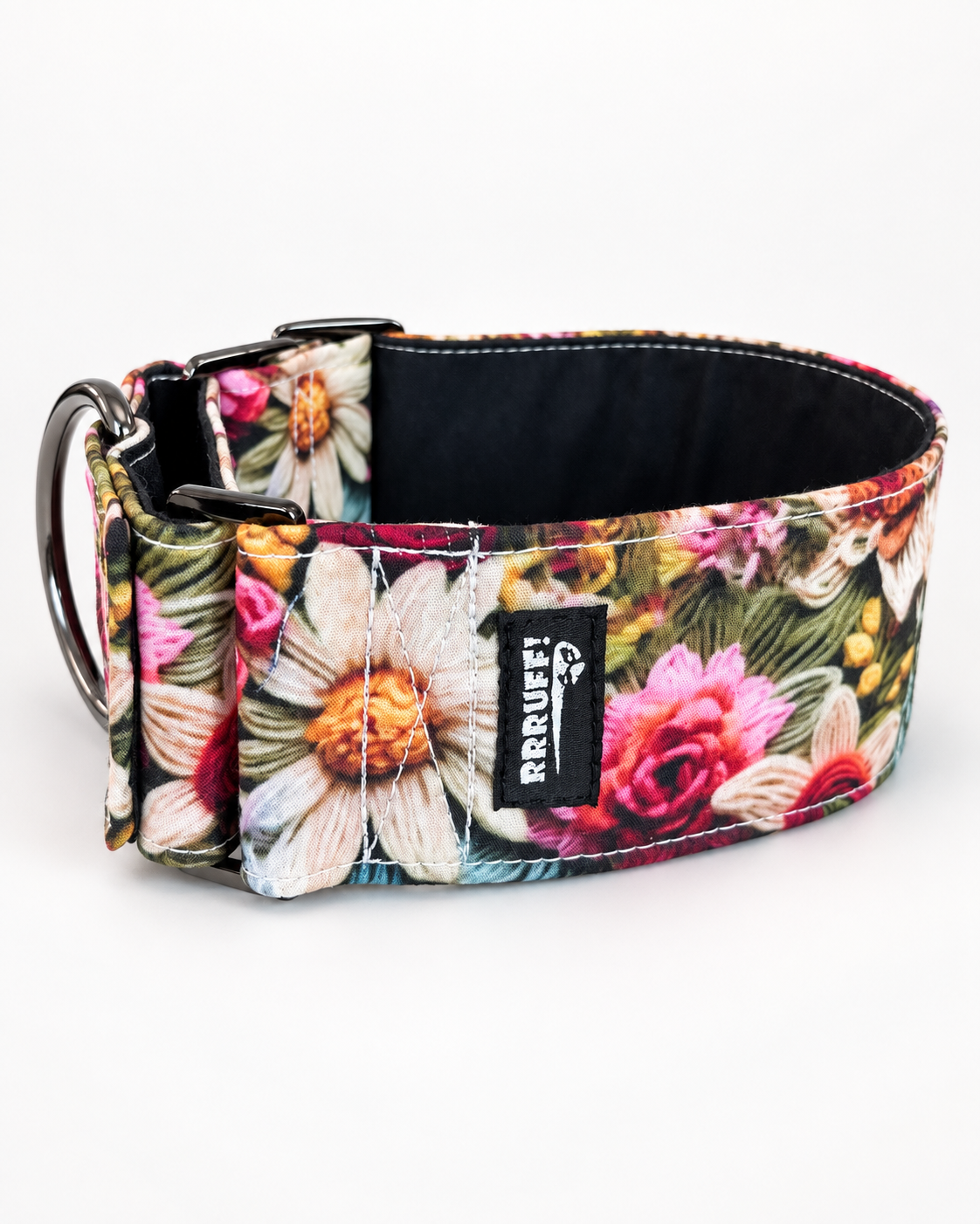 Botanical heirloom vintage design greyhound martingale, super soft