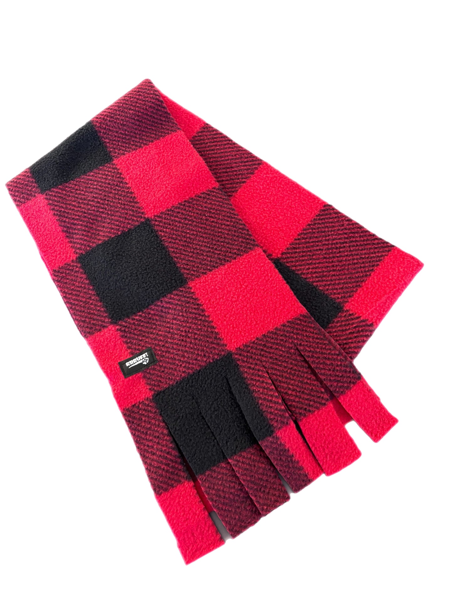 Fleecy scarf blush plaid, tradie lady or blue tartan matchy matchy lumberjack style